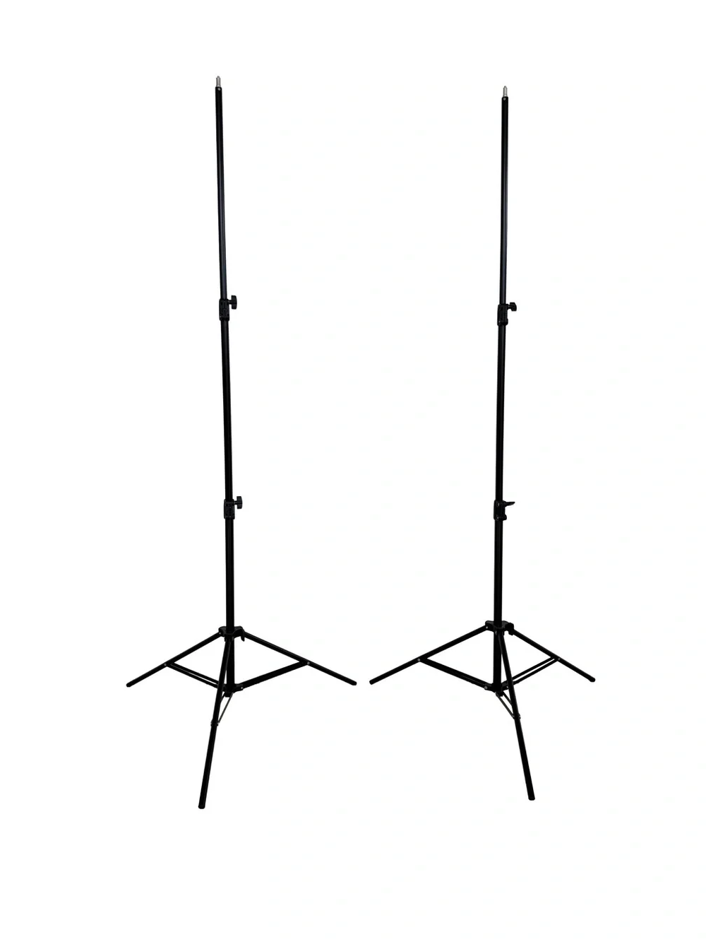 2 Pack Photography Tripod Light Stand 6.5 Ft Compact For Photo & Video Lights